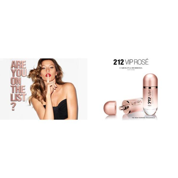 CAROLINA HERRERA 212 Vip Rose 80 ml Eau De Parfum - Image 3