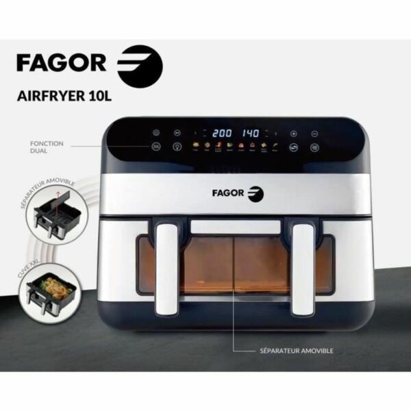 Φριτέζα με Αέρα Fagor Fgf10 2400 W 10 L - Image 3