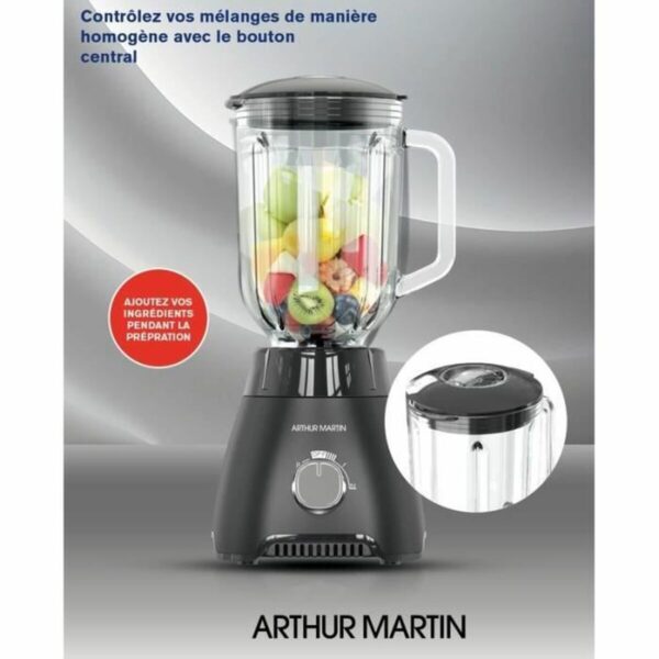 Μπλέντερ Κύπελλο Arthur Martin AMPB40 Διαφανές 400 W 1,5 L - Image 2