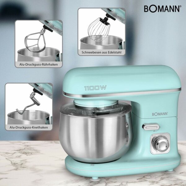 Επεξεργαστής Τροφίμων Bomann KM 6030 CB 1100 W - Image 2