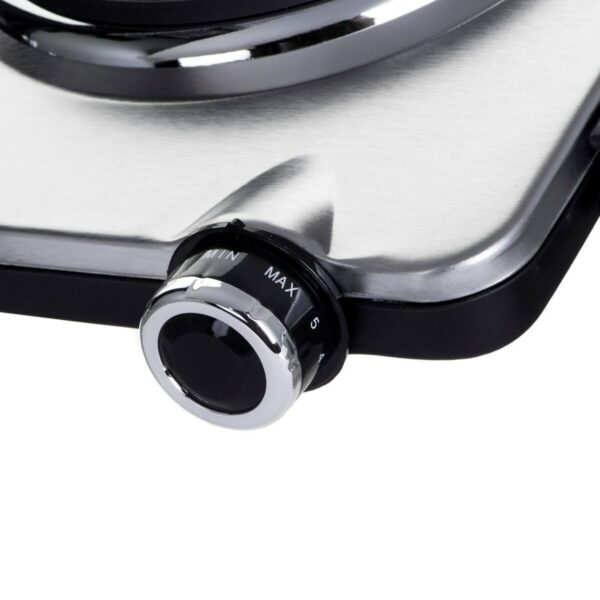Ηλεκτρική Εστία Clatronic DKP 3668 E Μαύρο Χάλυβας 1500 W 2500 W - Image 3