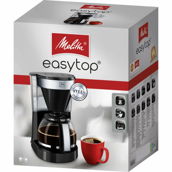 Ηλεκτρική καφετιέρα Melitta Easy Top II 1023-04 1050 W Μαύρο 1050 W 1,25 L 900 g - Image 3