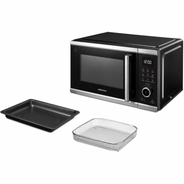 φούρνο μικροκυμάτων Me me me Μαύρο Μαύρο/Ασημί 900 W 25 L - Image 3