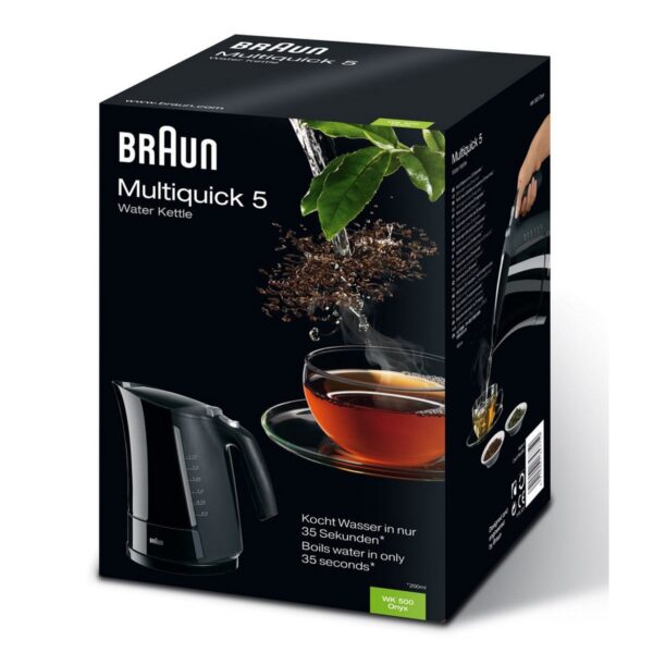Ηλεκτρικός βραστήρας με φως LED Braun 533631 1,7 L Μαύρο Πλαστική ύλη 3000 W 1,7 L - Image 3