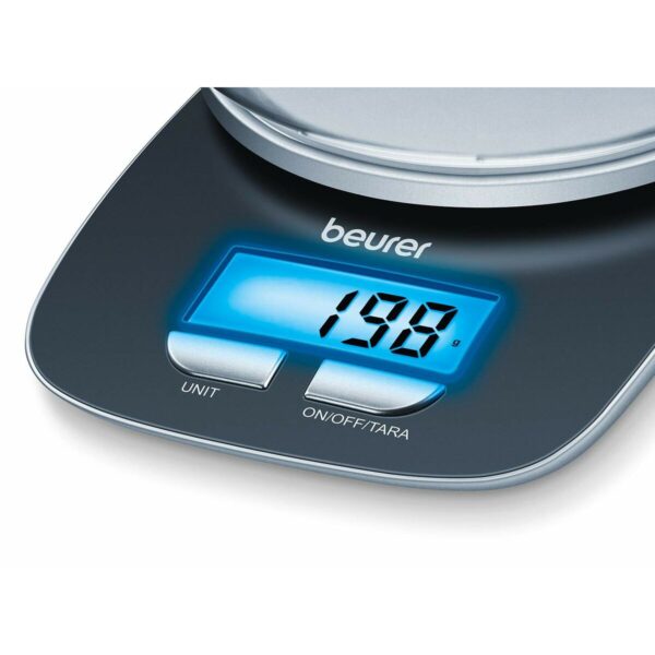 ζυγαριά κουζίνας Beurer 704.15 Μαύρο 3 Kg - Image 2
