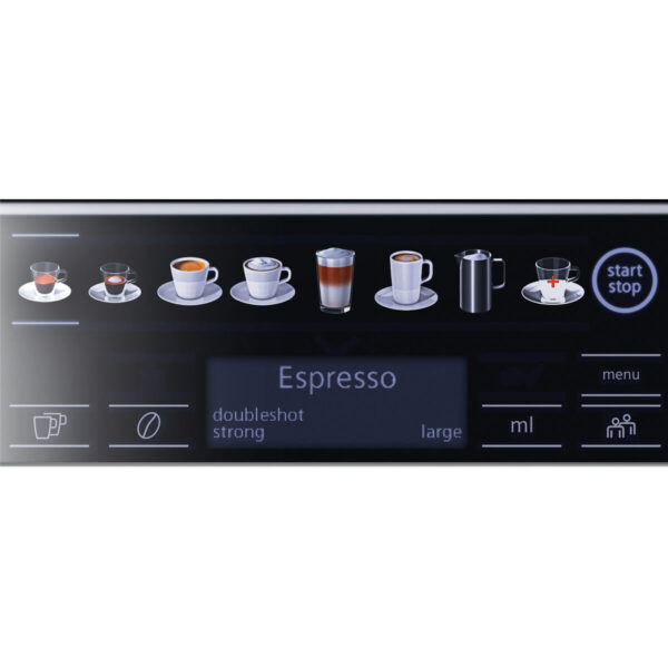 Υπεραυτόματη καφετιέρα Siemens AG TE651209RW Λευκό Μαύρο Τιτάνιο 1500 W 15 bar 2 Kopper 1,7 L - Image 2