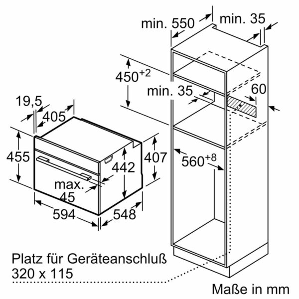 Φούρνος BOSCH CBG7741B1 2900 W 47 L - Image 3