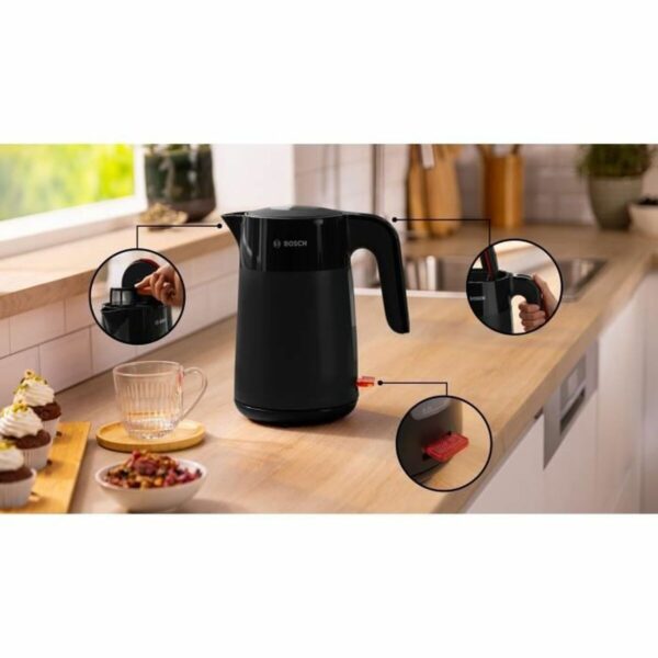 Βραστήρας BOSCH TWK2M163 Μαύρο Πλαστική ύλη 2400 W 1,7 L - Image 3