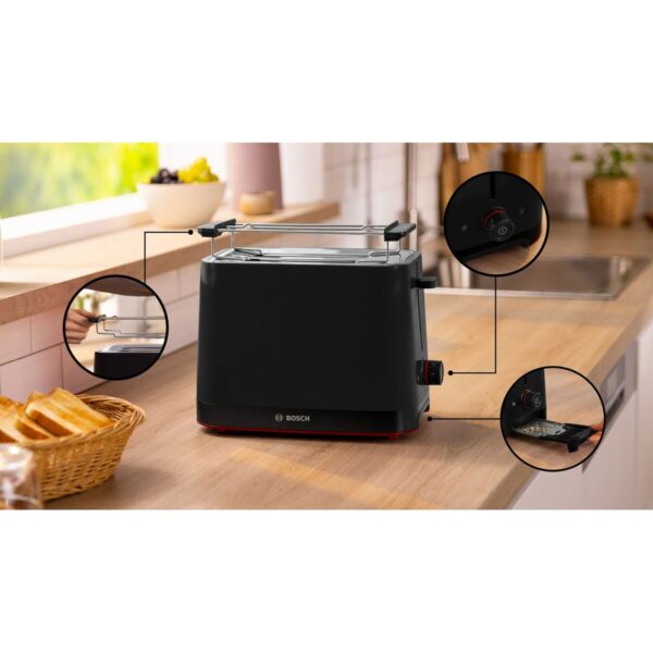 Τοστιέρα BOSCH TAT 3M123 950 W - Image 2