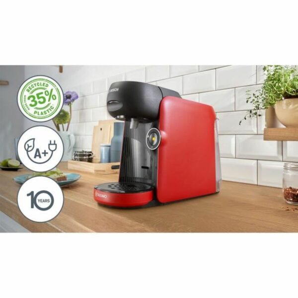 Καφετιέρα με Κάψουλες BOSCH TAS163E T16 Finesse Μαύρο Κόκκινο rouge 1400 W 700 ml - Image 2