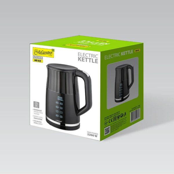 Βραστήρας Feel Maestro MR-049 Μαύρο Διαφανές 2200 W 1,7 L - Image 3