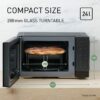 φούρνο μικροκυμάτων Panasonic NNK36NBMEPG Μαύρο 1000 W 23 L - Image 2