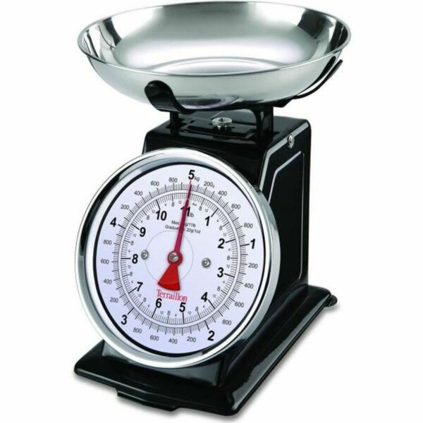ζυγαριά κουζίνας Terraillon Retro Deco Μαύρο 5 kg 1 L