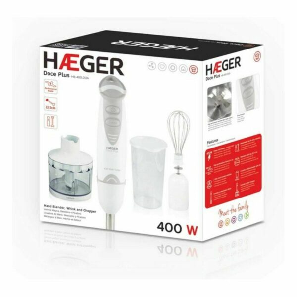 Μίξερ Χειρός Haeger HB-400.012A Λευκό 400 W 400W - Image 2