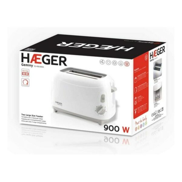 Τοστιέρα Haeger TO-900.005A Λευκό 900 W - Image 2