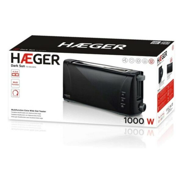 Τοστιέρα Haeger TO-100.007A 1000 W Μαύρο - Image 2