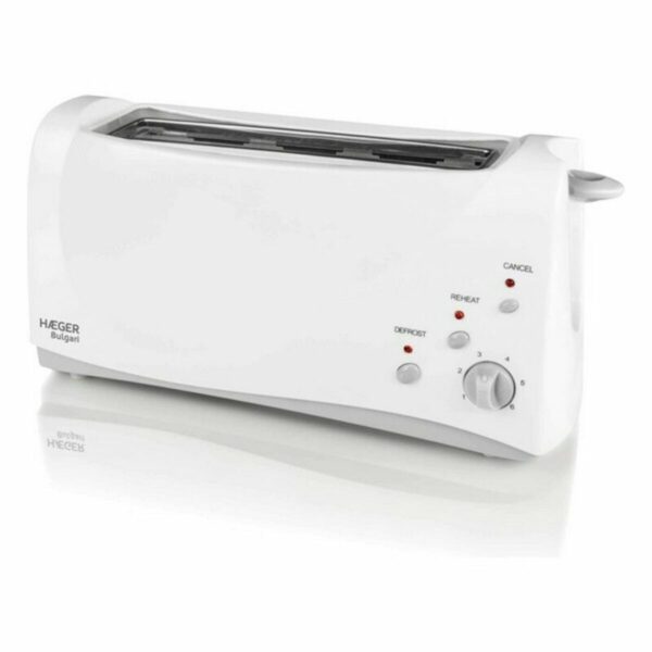 Τοστιέρα Haeger TO-100.008A Πολλών χρήσεων 1000 W Λευκό