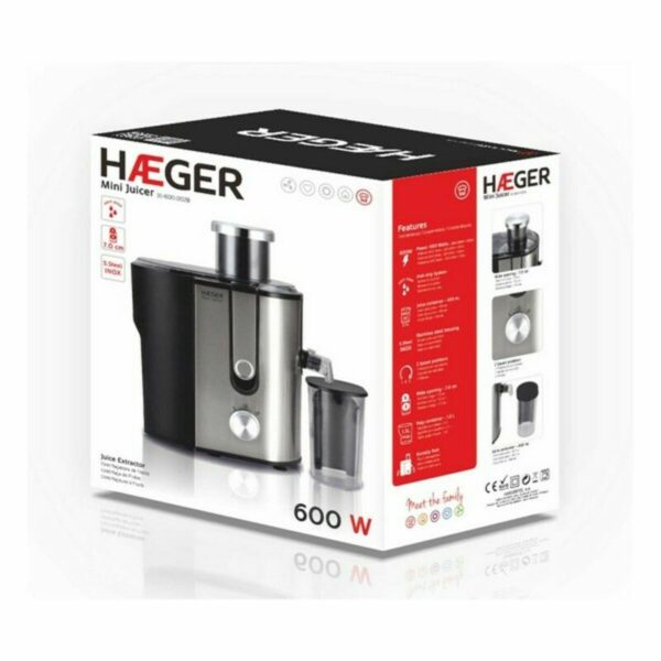 Εκκαθαριστής Haeger JE-600.002B 600 W Γκρι 600 W 13 L - Image 3