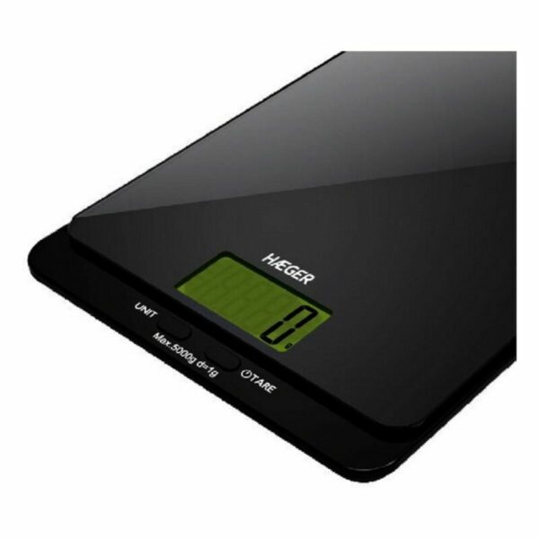 Ζυγαριά Κουζίνας Haeger KS-005.007A Μαύρο - Image 2