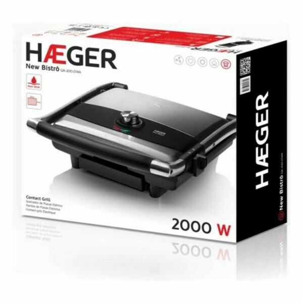 Ηλεκτρικό Μπάρμπεκιου Haeger GR-200.014A 2000 W - Image 3