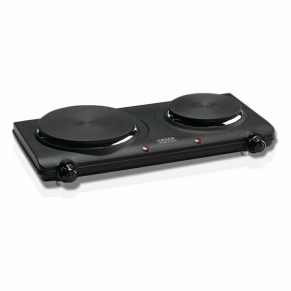 Ηλεκτρική Εστία Haeger HP-02B.013A Μαύρο 2 Κουζίνες Πολύχρωμο 2250W