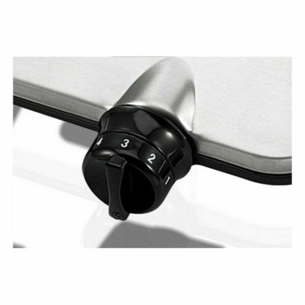 Ηλεκτρική Εστία Haeger HP-01S.014A Ανοξείδωτο ατσάλι 1 Μάτι Κουζίνας Μαύρο Ασημί 1500W - Image 2
