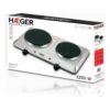 Ηλεκτρική Εστία Haeger HP-02S.015A 2 Κουζίνες Κόκκινο 2250W - Image 3