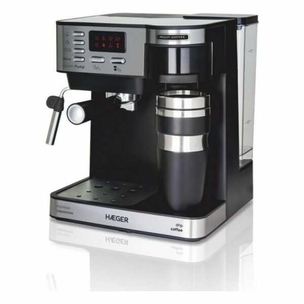 Καφετιέρα Εσπρέσο με Βραχίονα Haeger CM-145.008A Πολύχρωμο 1,2 L - Image 2