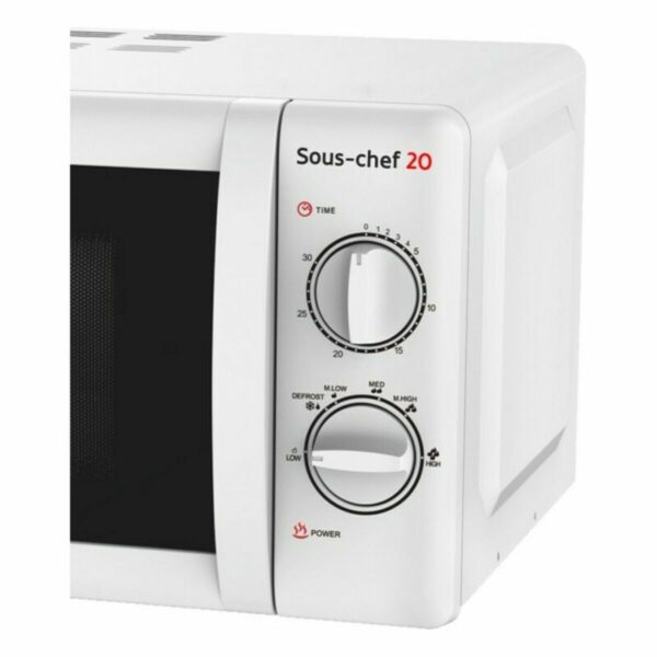 Φούρνος Μικροκυμάτων με Γκριλ Haeger MW-70W.006A 20 L Λευκό 700W - Image 3