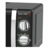 Φούρνος Μικροκυμάτων με Γκριλ Haeger MW-70B.007A 20 L Μαύρο 700W - Image 3