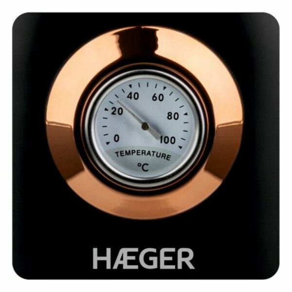 Βραστήρας Νερού και Ηλεκτρική Τσαγιέρα Haeger EK-22B.024A Μαύρο Ανοξείδωτο ατσάλι 2200 W 1,7 L - Image 3