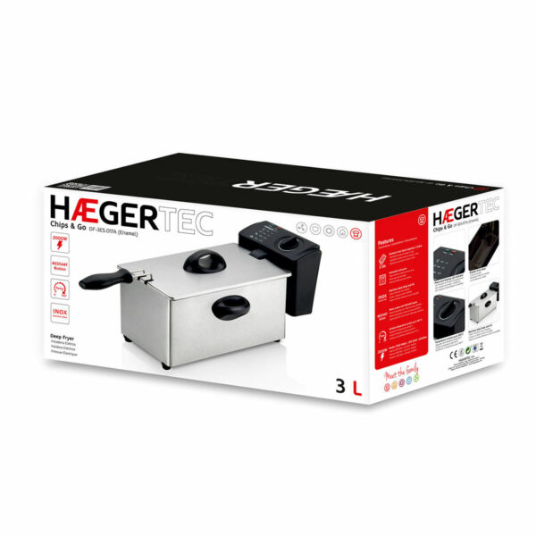 Φριτέζα Haeger DF-3ES.017A Μαύρο 2000 W - Image 2