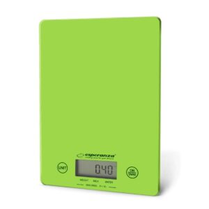ζυγαριά κουζίνας Esperanza EKS002G Πράσινο 5 kg