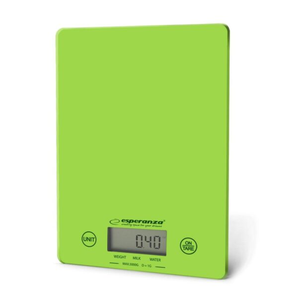 ζυγαριά κουζίνας Esperanza EKS002G Πράσινο 5 kg