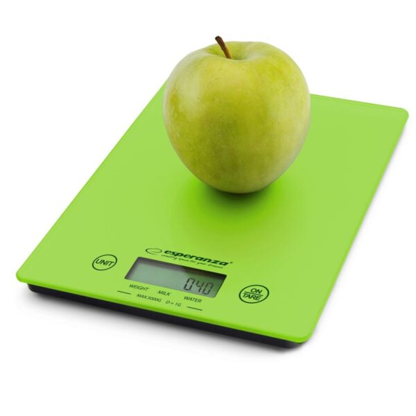 ζυγαριά κουζίνας Esperanza EKS002G Πράσινο 5 kg - Image 3