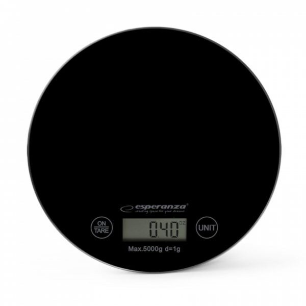 ζυγαριά κουζίνας Esperanza EKS003K Μαύρο 5 kg