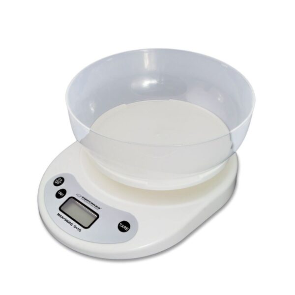 ζυγαριά κουζίνας Esperanza EKS007 Λευκό 5 kg - Image 2
