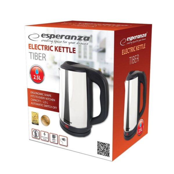 Βραστήρας Esperanza EKK036S  Ασημί Ανοξείδωτο ατσάλι 2200 W - Image 2