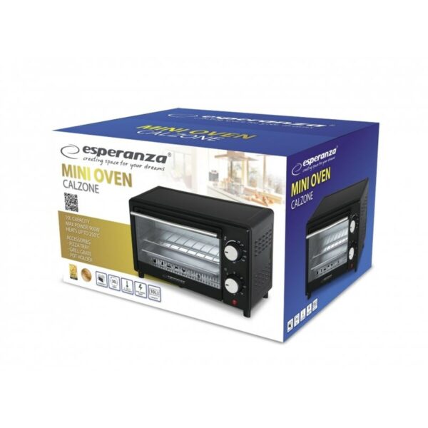 Μίνι Ηλεκτρικός Φούρνος Esperanza EKO007 900 W - Image 2