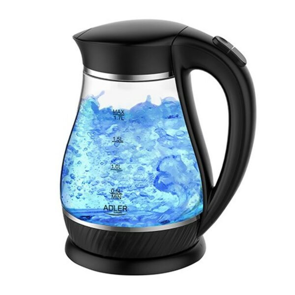 Βραστήρας Adler AD 1274 Μαύρο Γυαλί 2200 W 1,7 L - Image 2