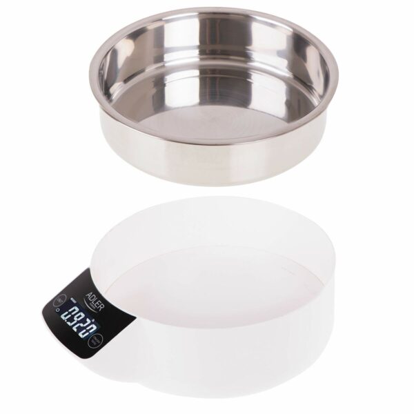ζυγαριά κουζίνας Adler 3166 Λευκό 900 ml 5 kg - Image 2