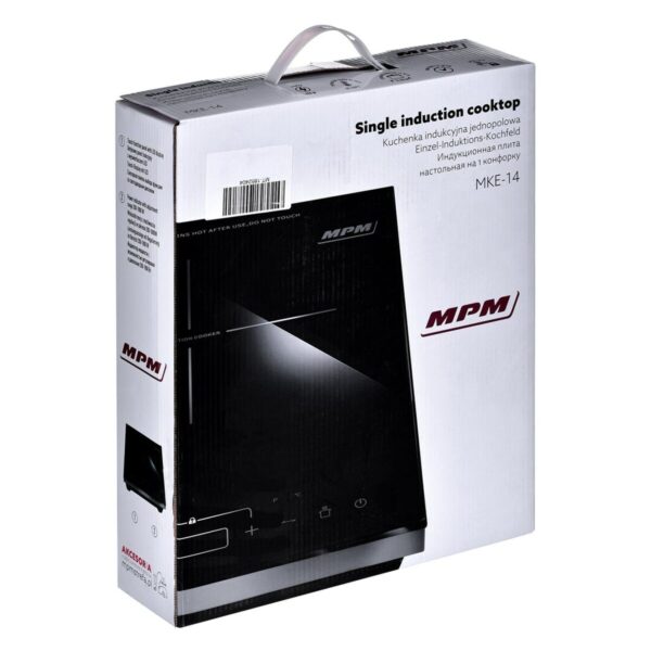 Επαγωγική Πλάκα Mpm MKE-14 Μαύρο 1800 W - Image 2