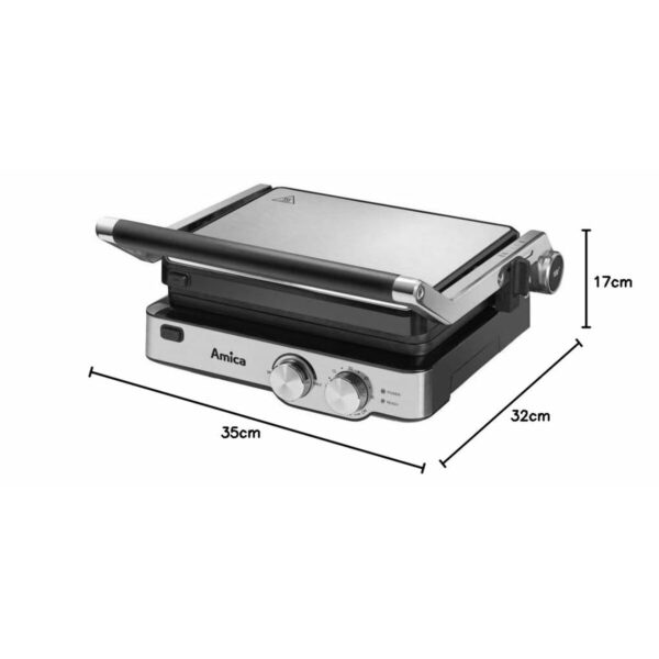 Ηλεκτρικό Μπάρμπεκιου Amica GK4011 2000 W 700 W - Image 2