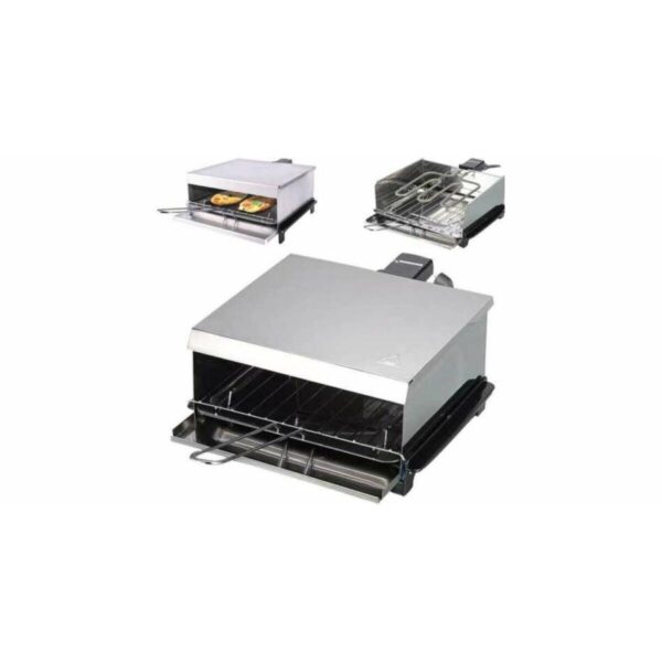 Τοστιέρα/Γκριλ Royalty Line ST-800 Ασημί 800 W - Image 2
