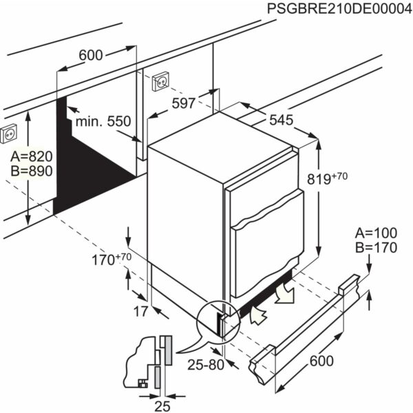 Ψυγείο AEG OSF6I82EF Λευκό - Image 3