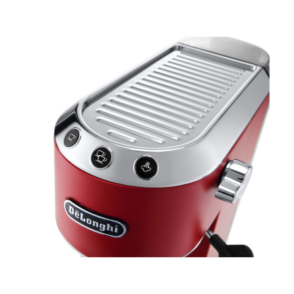 Καφετιέρα με Έμβολο DeLonghi 0132106169 Ανοξείδωτο ατσάλι Κόκκινο 1 L - Image 2