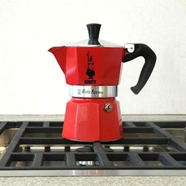Ιταλικη καφετιερα Bialetti Moka Κόκκινο Αλουμίνιο 3 Kopper - Image 2