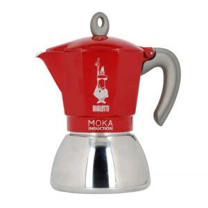 Ιταλικη καφετιερα Bialetti Moka Induction rouge Μέταλλο