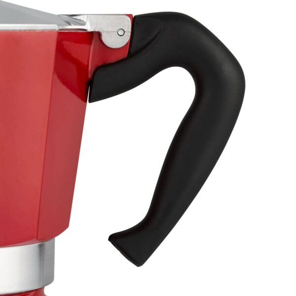 Ιταλικη καφετιερα Bialetti Winter Wonderland Κόκκινο Ασημί Αλουμίνιο 3 Kopper - Image 2