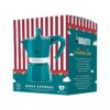 Ιταλικη καφετιερα Bialetti Moka Express Winter Wonderland Τυρκουάζ Ασημί Αλουμίνιο 3 Kopper - Image 2